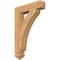 Ekena Millwork Thorton Arts & Crafts Smooth Bracket, Western Red Cedar, 3 1/2"W x 18"D x 26"H BKT04X18X26THR03SWR - alternate 1